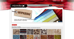 Desktop Screenshot of microtex.com.pl