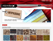 Tablet Screenshot of microtex.com.pl